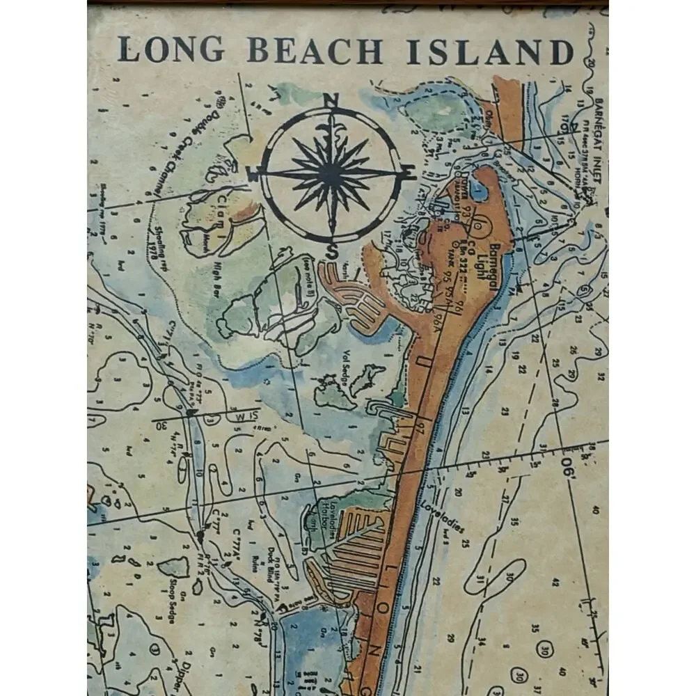 Barnegat Lighthouse Long Beach Island NJ Framed Art Print Donna Elias